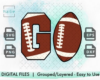 Super Bowl LV 2021 svg | Football GO svg | football mom svg | Super Bowl | Football svg | Digital Download