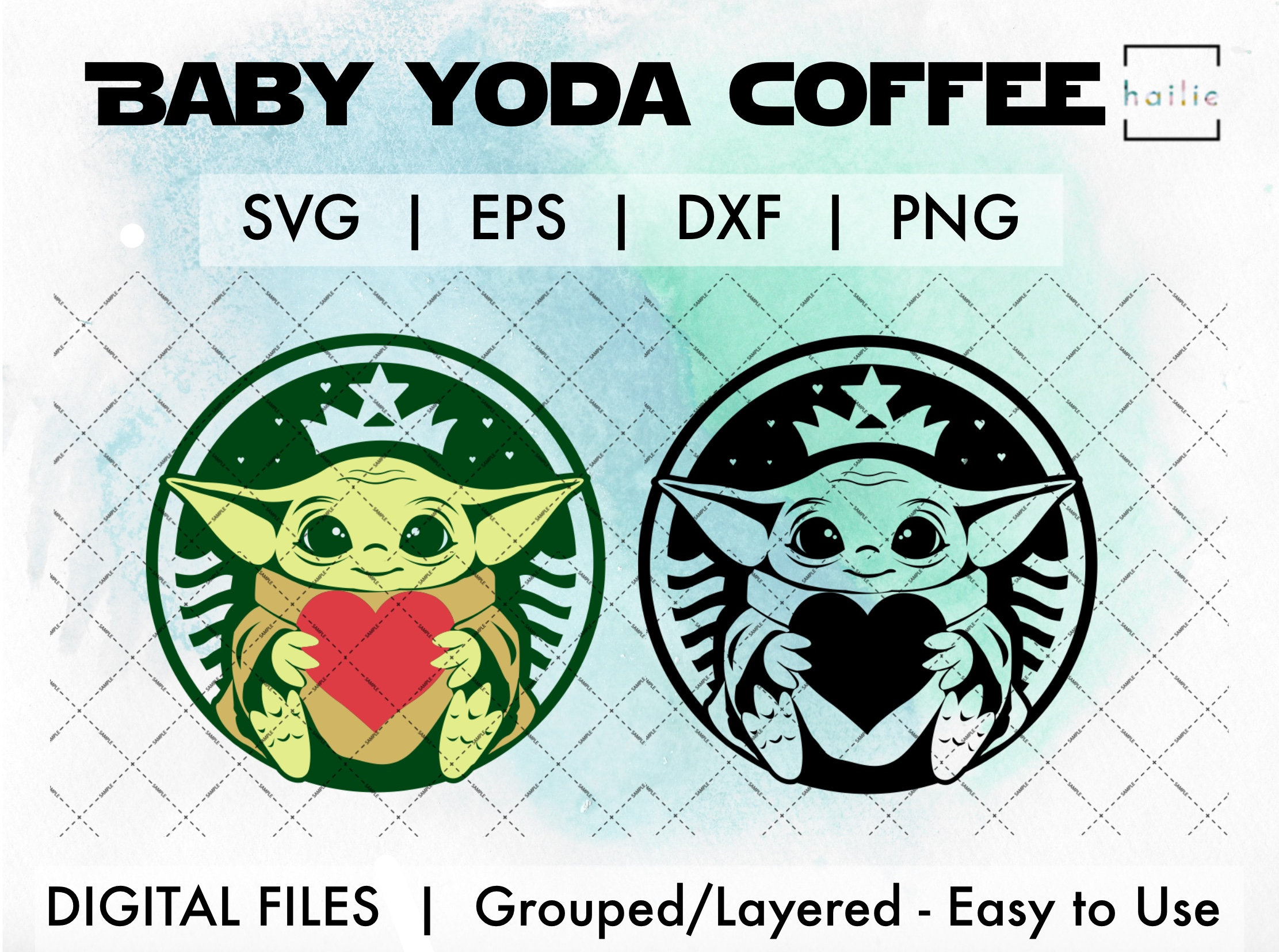 Download Baby yoda SVG baby yoda coffee mandalorian svg yoda | Etsy