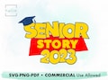 Senior Story 2023 svg | Class of 2023 svg | Graduation svg | Toy Story svg | Pixar Popcorn | graduation gift | corona svg | Digital Download