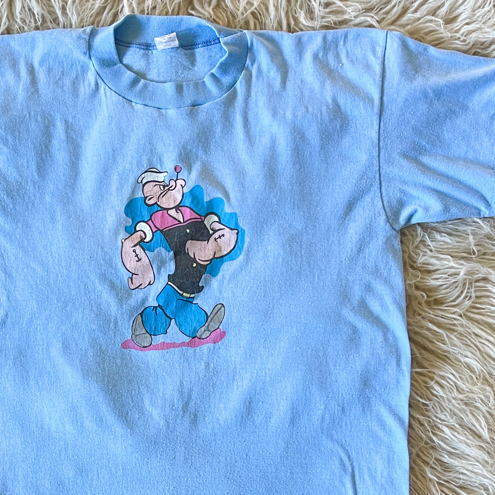 Dat Thirft　　　　　　　　【Ｖｉｎｔａｇｅ７０’ｓ】ＰＯＰＥＹＥ 1996 Vintage Tin Litho SCHYLLING Popeye Speedboat #1. 