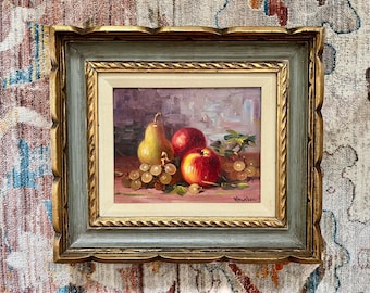 フルーツ4 印象派の静物画 様々なフルーツの油絵 デジタルダウンロード