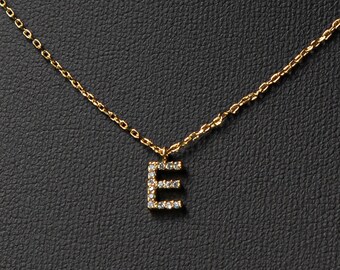 Letter E Necklace - Etsy Australia