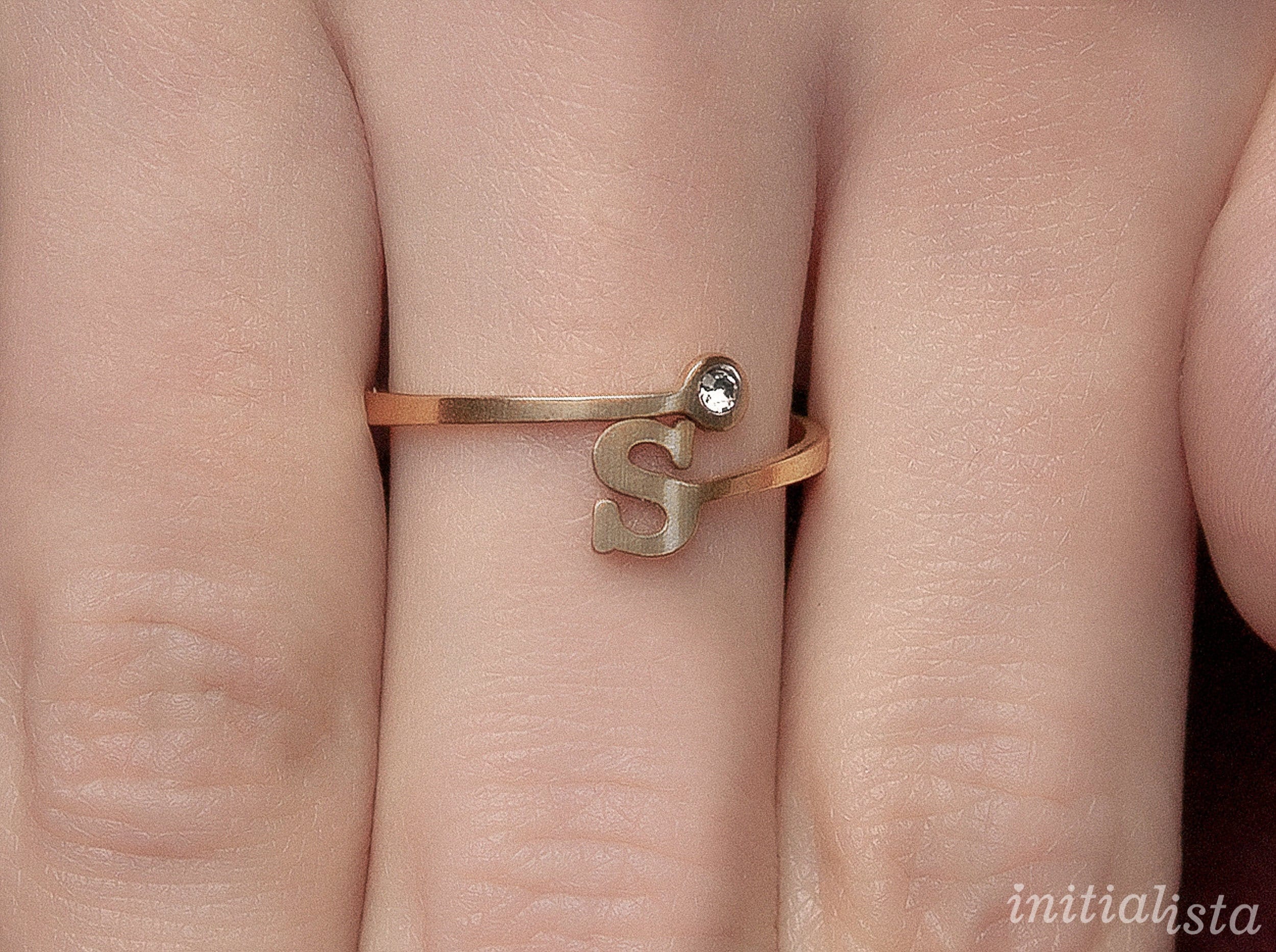 Slim Hebrew Name Ring in Sterling Silver with Color Option, Personalized  Name Jewelry | Judaica Web Store
