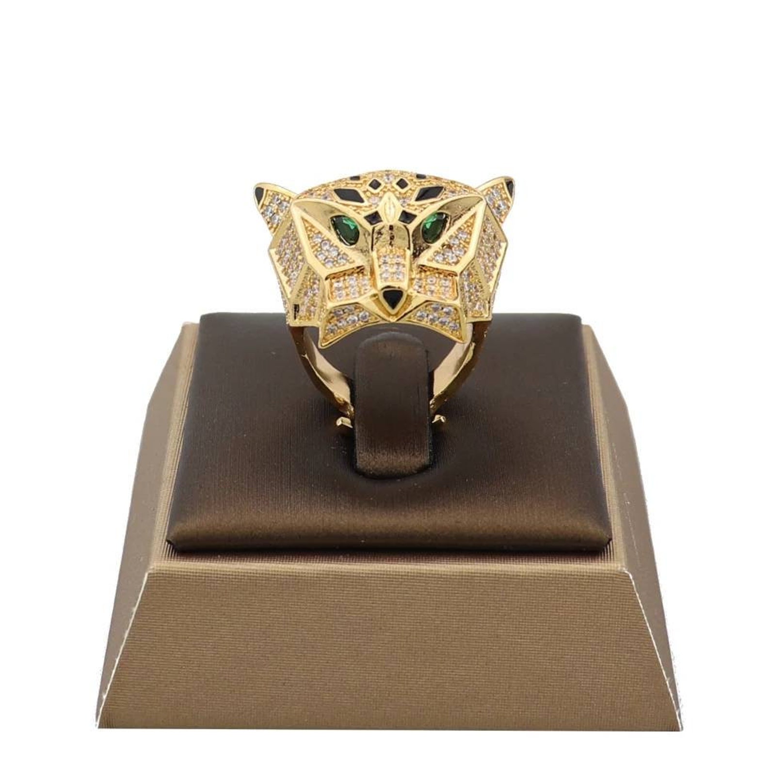 Bague Pour Homme - Motif Jaguar 3 Rei Honor - Neuf Sans Emballage