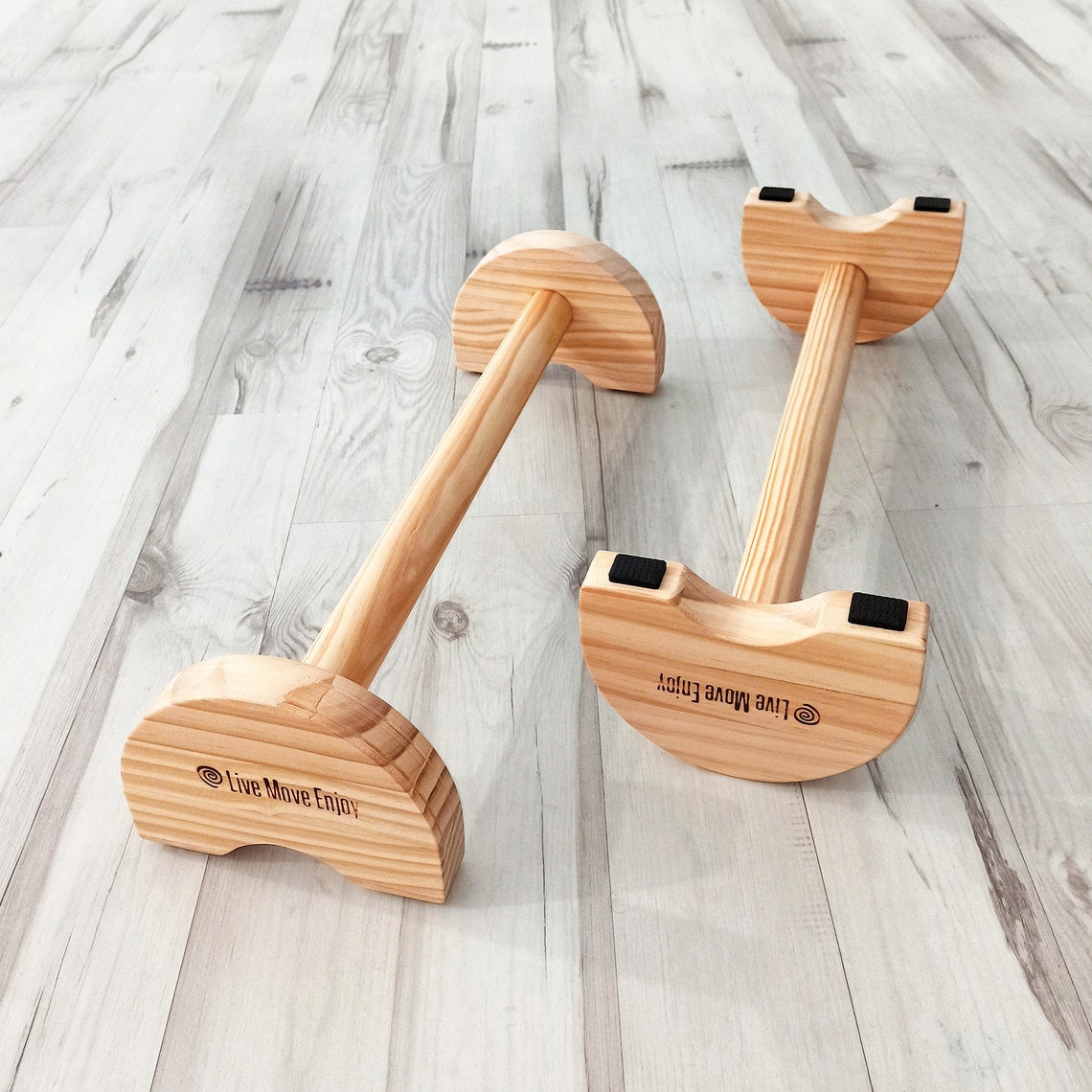 Parallette bars XL parallettes push up bars wooden Etsy