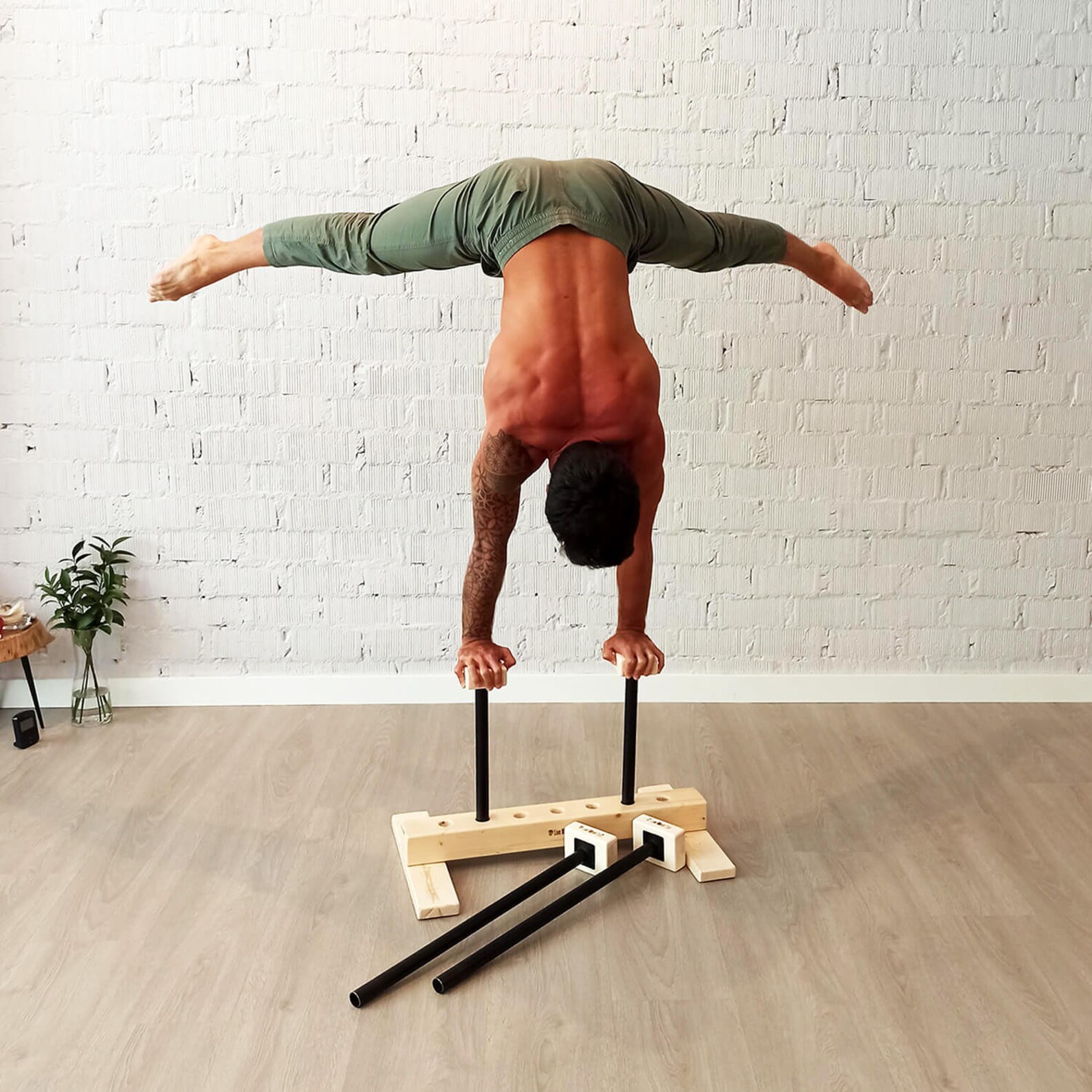Handstand Canes Hand balancing Workout equipment Wooden Etsy