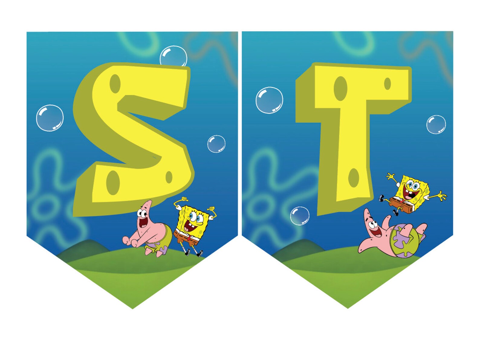 Spongebob Banner Printable