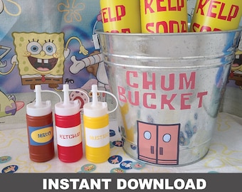 Spongebob Party Decorations | Etsy