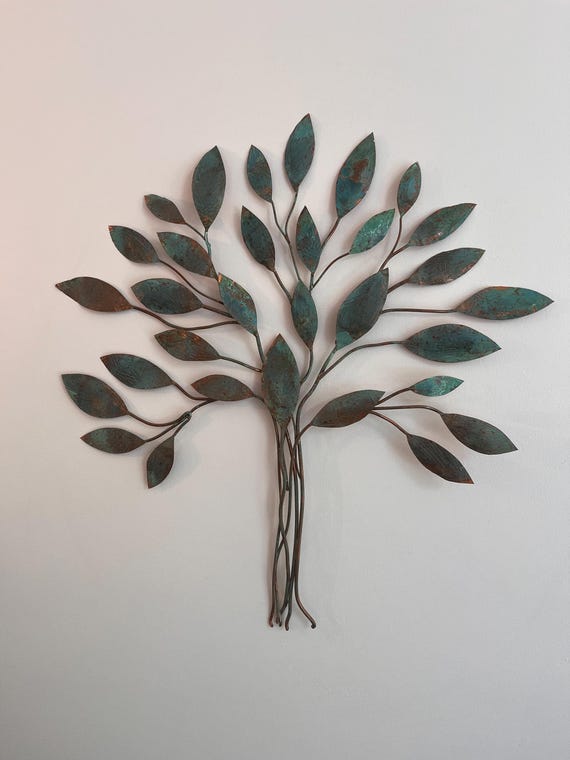 Decorative Copper Patina Tree