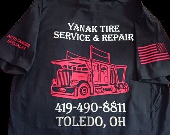 yanak tire service and repair tshirt