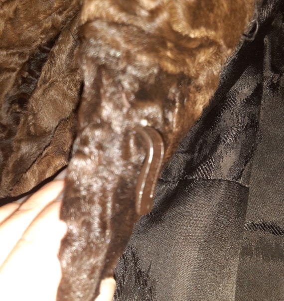 VINTAGE/ RARE/ UNIQUE Genuine Brown Persian Lamb/… - image 9