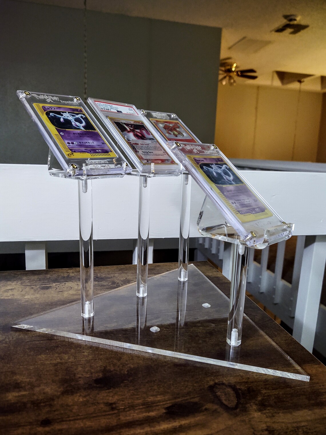 Pokemon Trading Card Case Display Stand Etsy