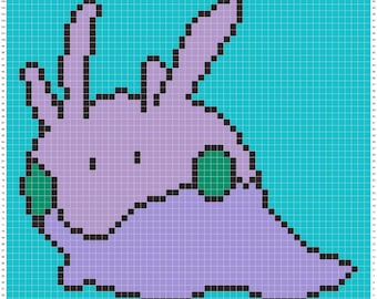 Patrón de manta de ganchillo Goomy C2C