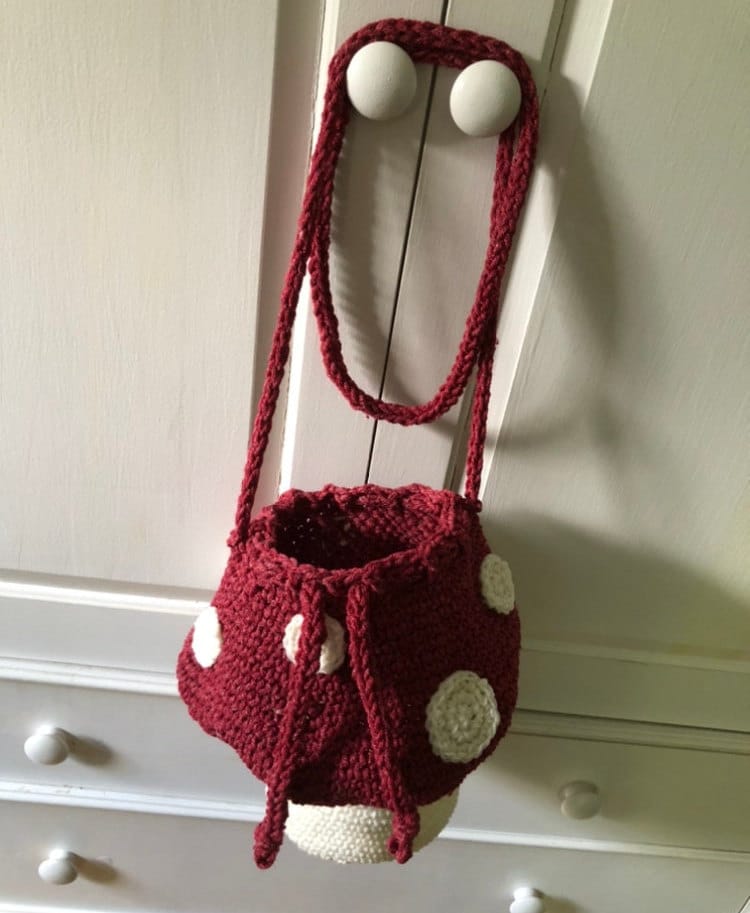 Mushroom Bag Crochet Pattern Etsy