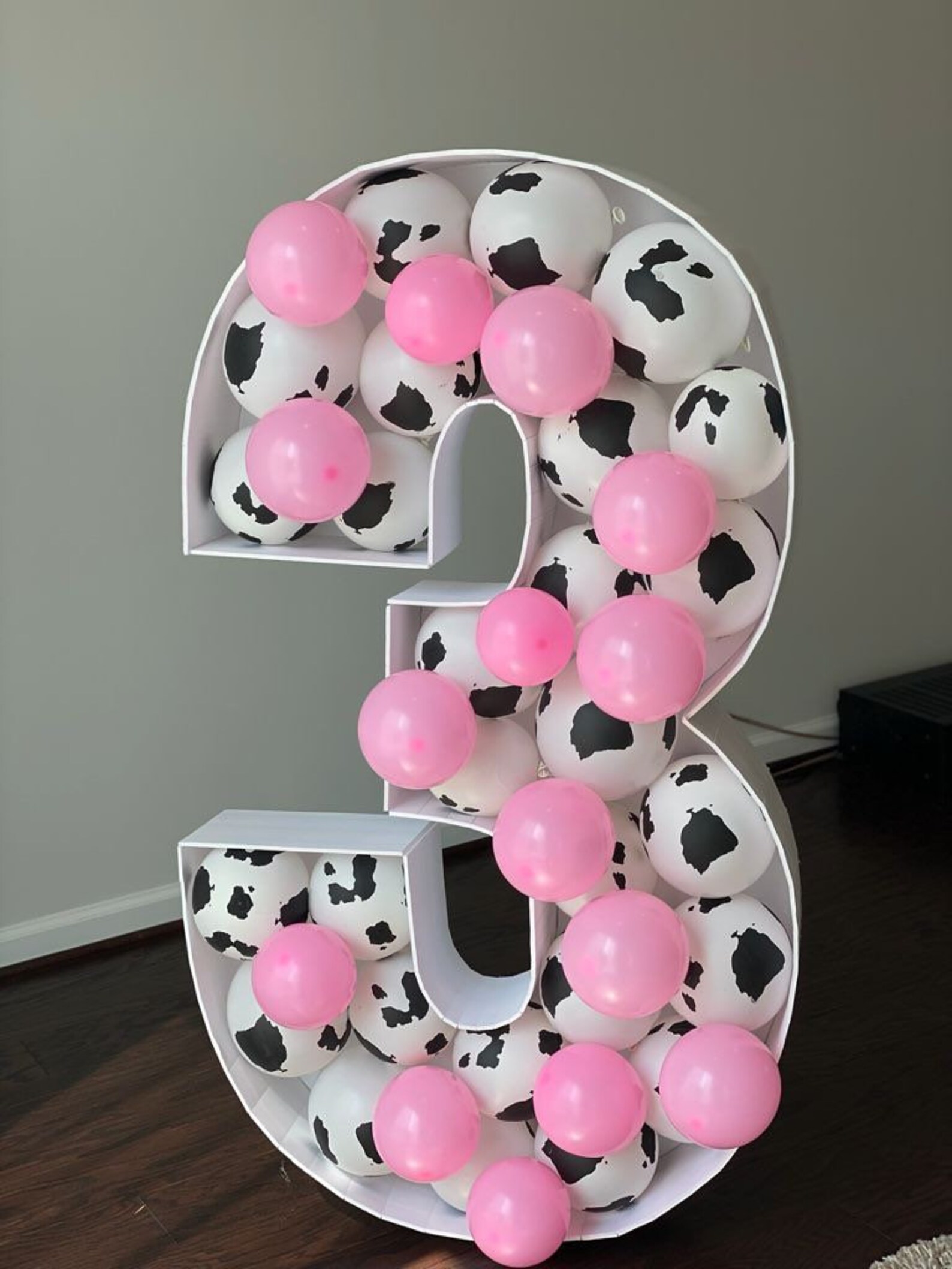 5ft Giant Balloon Mosaic Numbers and Letters. Cutout Foam Etsy