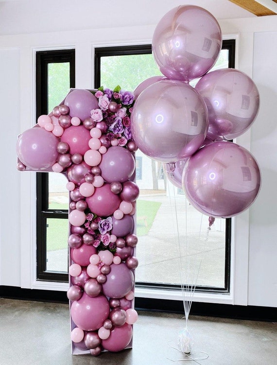 4ft Giant Balloon Mosaic Numbers and Letters. Cutout Foam Board