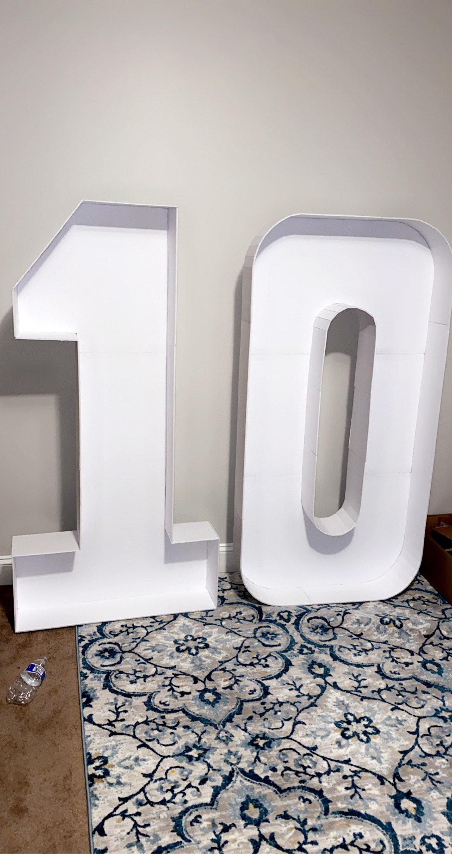 5ft Giant Balloon Mosaic Numbers and letters. Cutout Foam Etsy