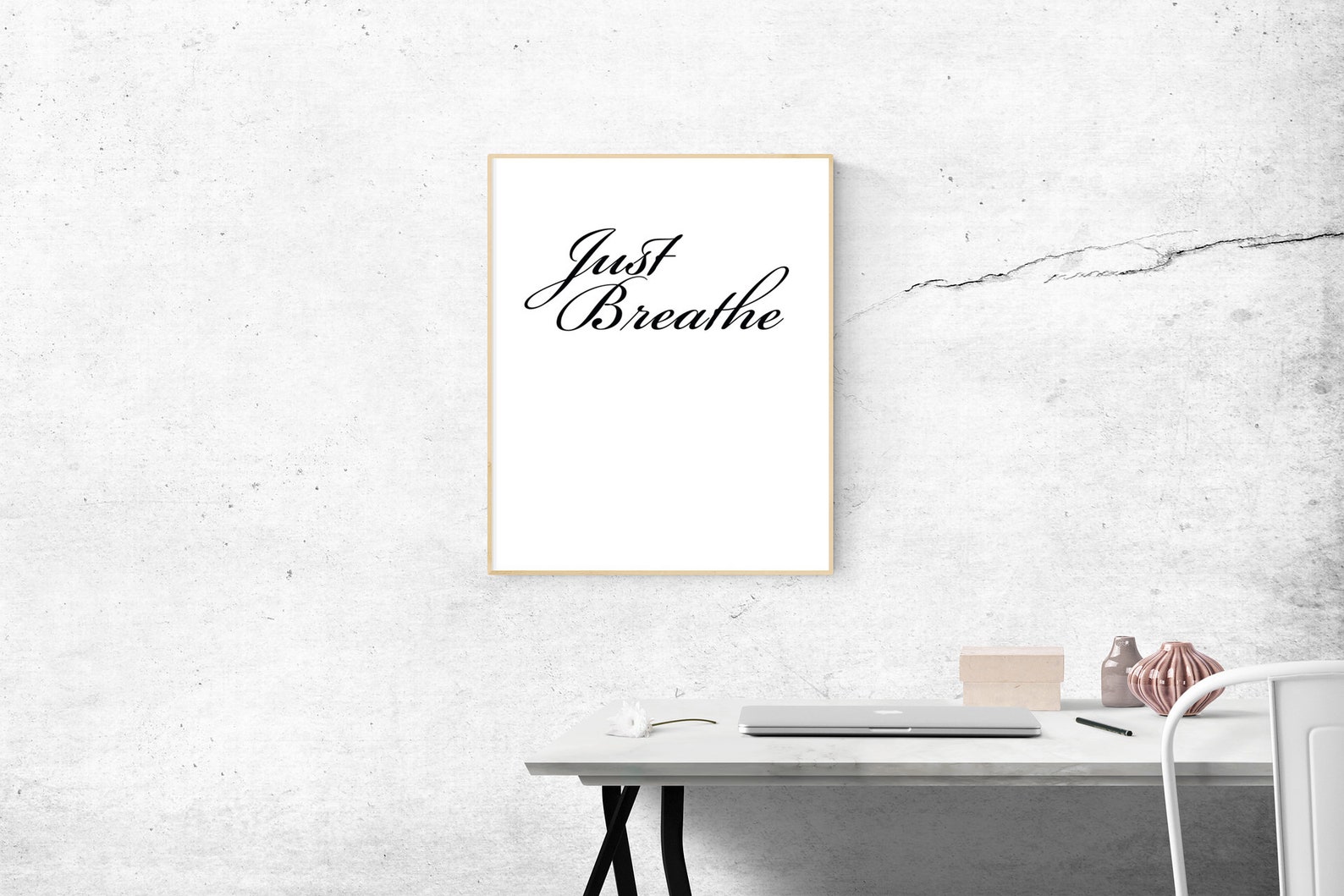 Printable wall art inspirational quote black and white | Etsy