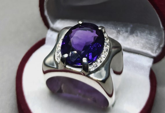 14 carat sale amethyst ring