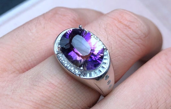 Dark Purple Amethyst Ring - Size 7 – Midnight Pacific Studio