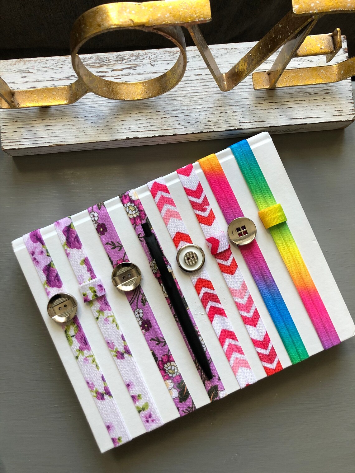 Elastic Bookmark Pen Holder Book lover gift Book lover Etsy