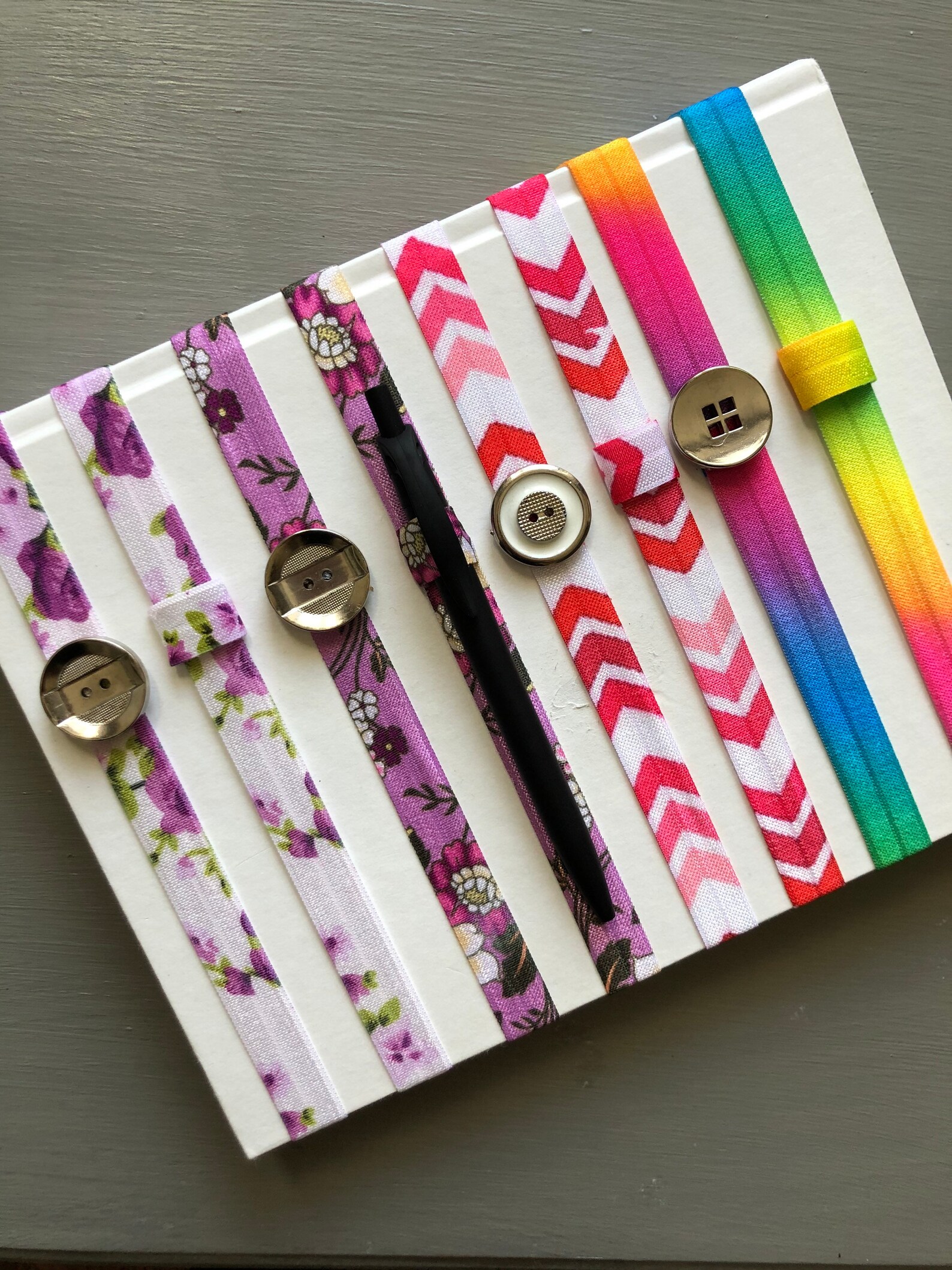 Elastic Bookmark Pen Holder Book lover gift Book lover Etsy