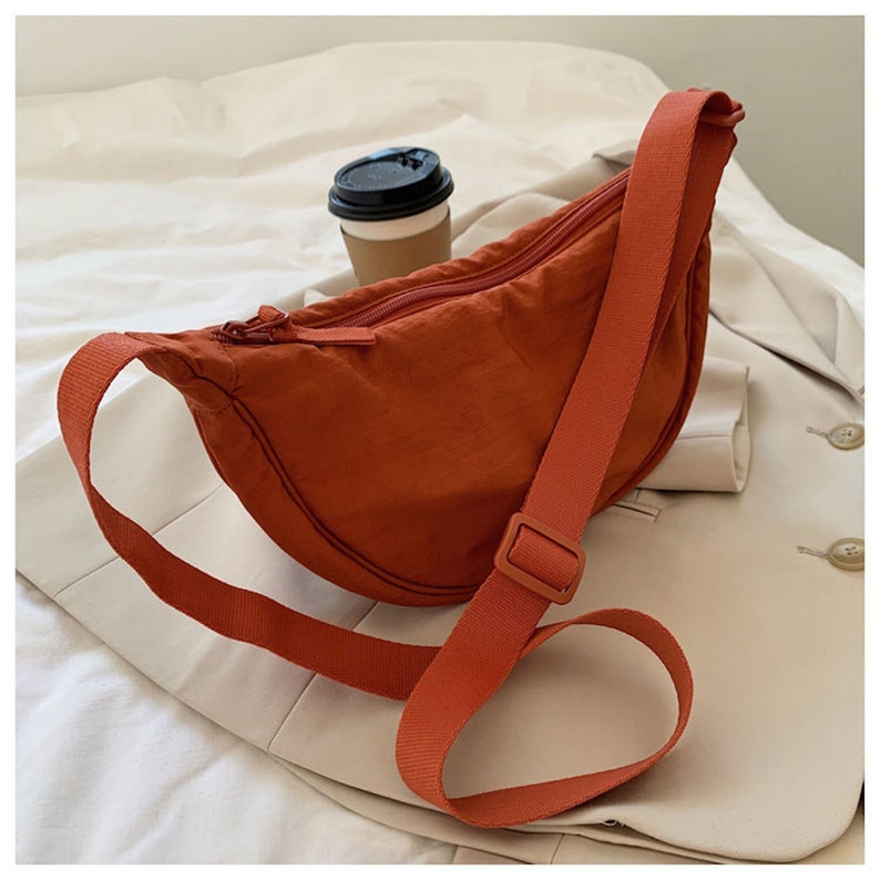 Bolso de hombro simplicidad, bolso de bola de masa minimalista, bolso de axila de alta capacidad, bolso bandolera de nylon, bolso mensajero, bolso diario elegante imagen 3