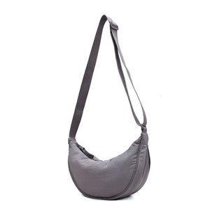 Bolso de hombro simplicidad, bolso de bola de masa minimalista, bolso de axila de alta capacidad, bolso bandolera de nylon, bolso mensajero, bolso diario elegante imagen 9