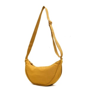 Bolso de hombro simplicidad, bolso de bola de masa minimalista, bolso de axila de alta capacidad, bolso bandolera de nylon, bolso mensajero, bolso diario elegante imagen 8