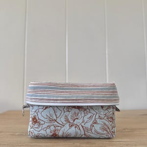 Handmade Travel Makeup Bag, Floral Cosmetic Organizer 3