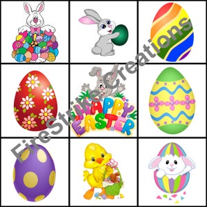 Easter Bingo Instant Download
