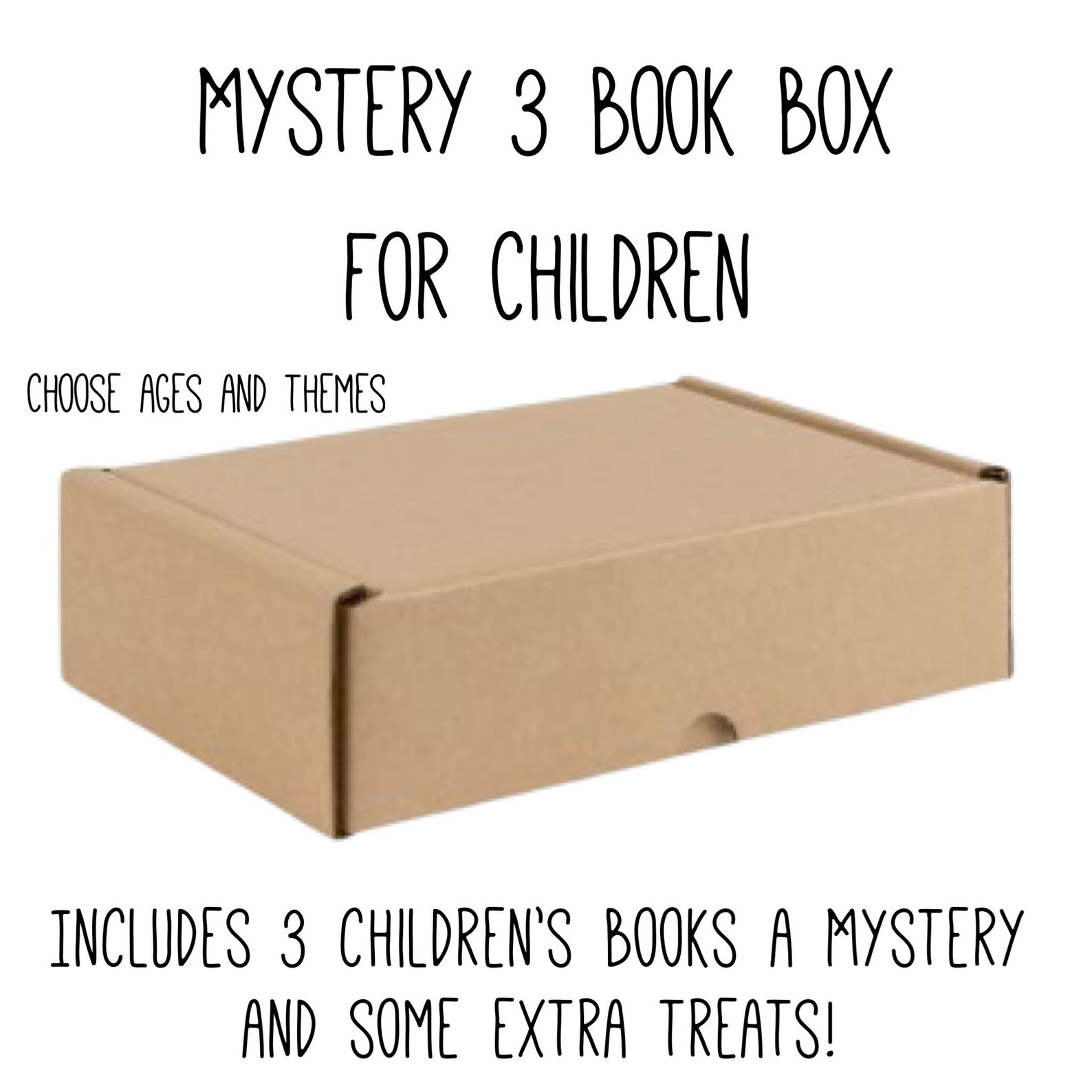Mystery Book Box for Children Book Lover Gift Personalised Etsy