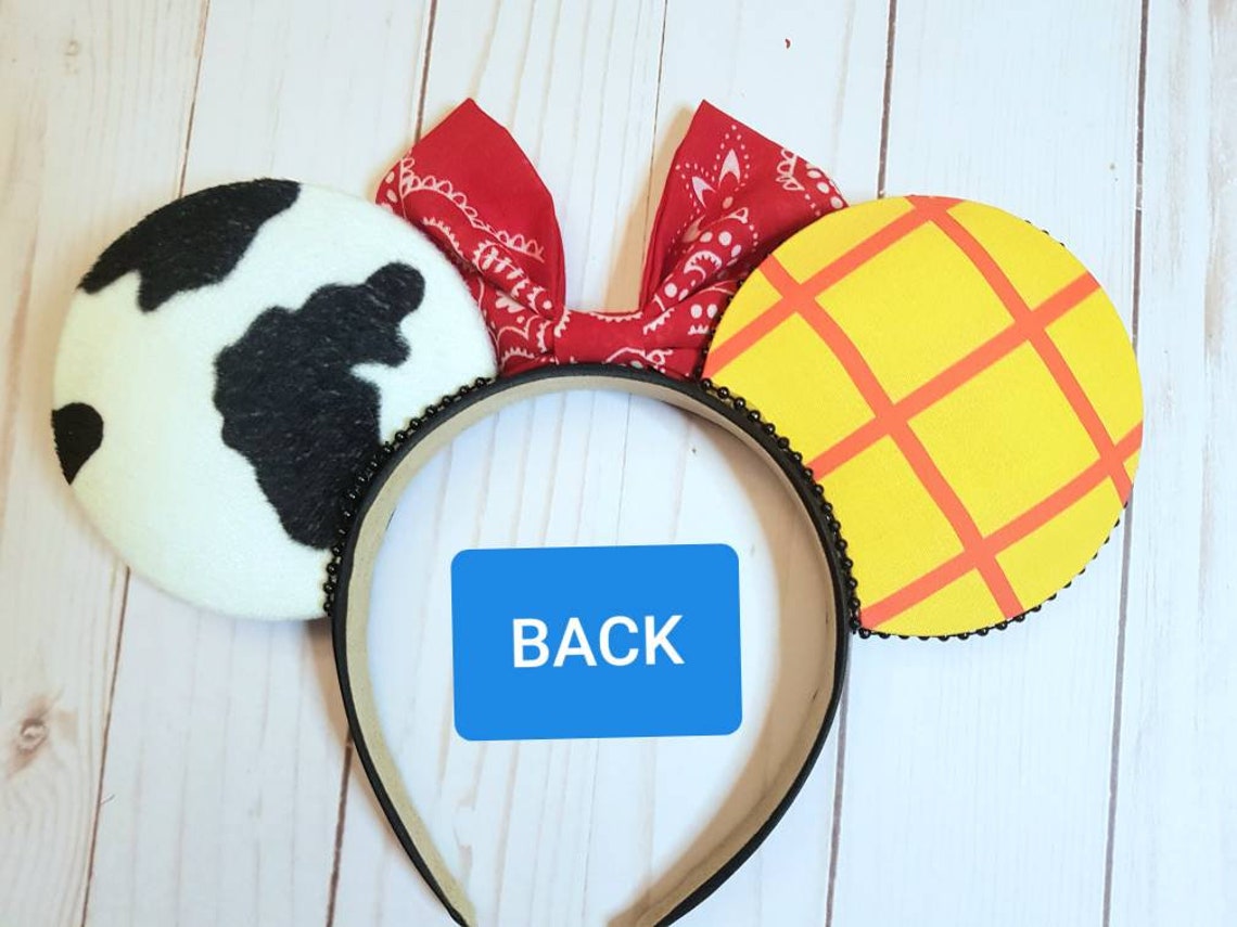 Toy Story Mickey Ears Woody Mickey Ears Toy Story Minnie Etsy