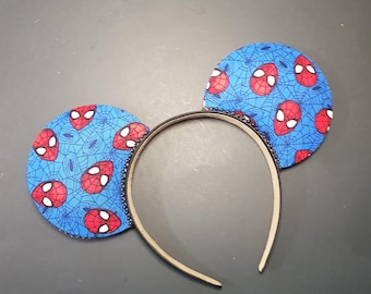 Men spiderman mickey ears, spiderman mickey ears, spiderman mouse ears, mickey ears for men, mickey ears for boys, spiderman men mickey ears