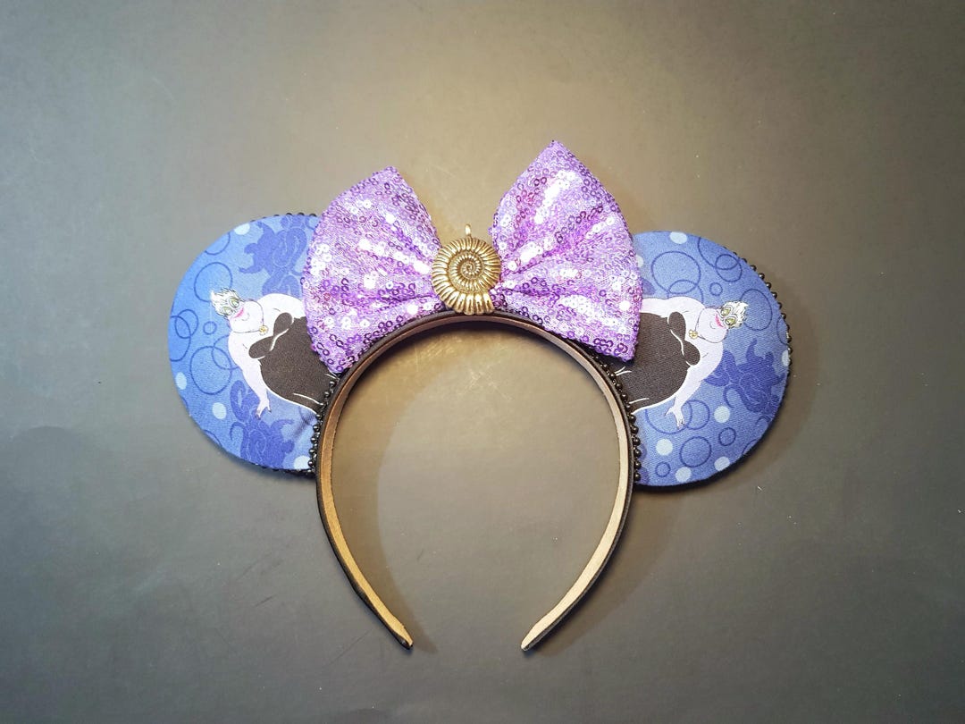 NWT rare collectible Halloween Tokyo Ursula Disney villain mickey ears headband Tokyo Disney Resort Villans Ursula Headband The Little  main image 3