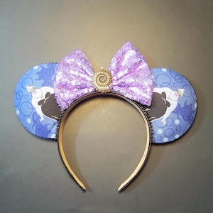 Ursula Mickey ears, Little Mermaid Minnie Mouse ears, villain Mickey ears, Ursula Mouse ears, adult Mickey ears headband