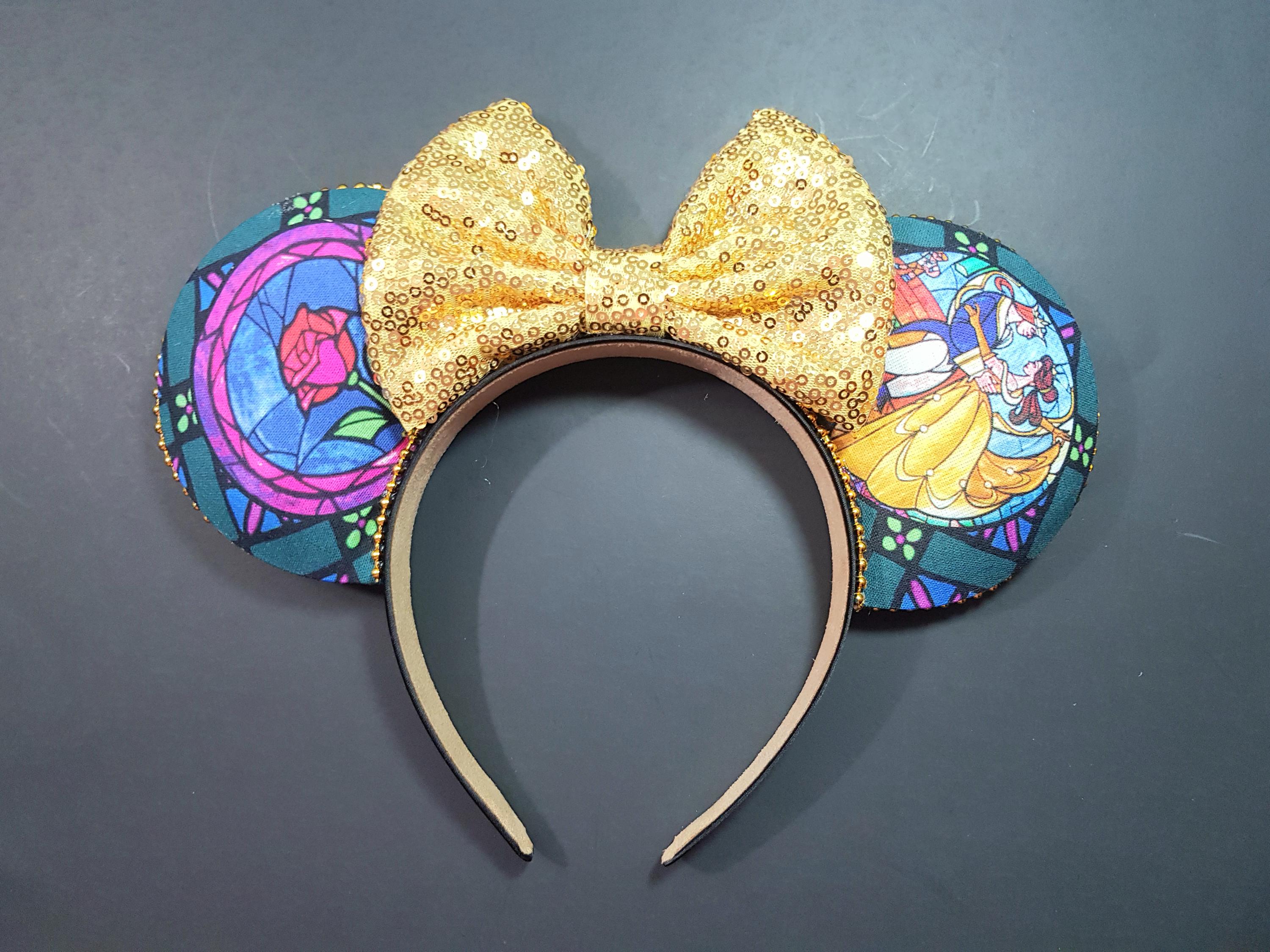 Belle Minnie Ears, Beauty and the Beast Mickey Ears  display picture 3