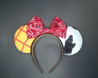 Toy Story Mickey ears, Woody Mickey ears, Toy Story Minnie ears, Woody Minnie ears, Toy Story Woody Minnie ears