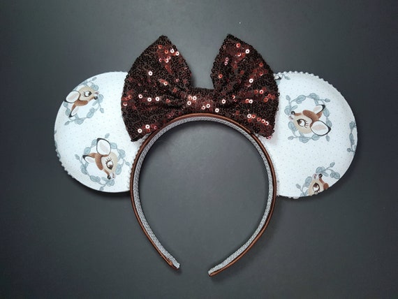 Bambi Mickey Ears, Bambi Sequin, Disney Mouse Ears, Adult 