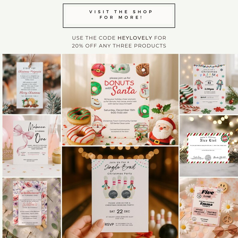 Cheers to the New Year Gift Tag Template, Editable New Year's Gift Tag, Printable New Year's Tag, Instant Download, Canva image 6