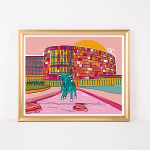 USF Marshall Student Center | Art print | dorm room decor | Abbicreates Studio