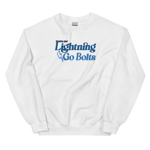 Embroidered Tampa Bay lightning go bolts sweatshirt