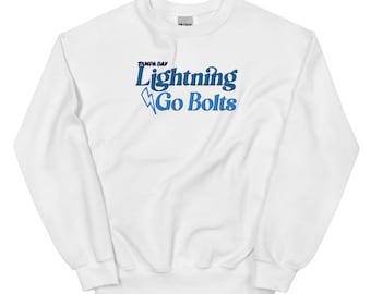 Embroidered Tampa Bay lightning go bolts sweatshirt