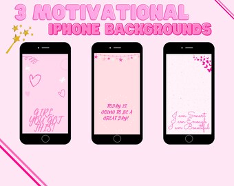 Pink Wallpaper Iphone Quotes Etsy