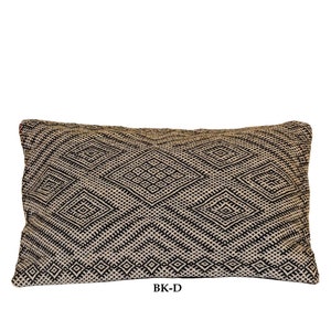 Unique Moroccan Throw Pillow 23&quot;x15&quot;, Cactus Silk Pillow, Handmade by Berber Artisans in Morocco