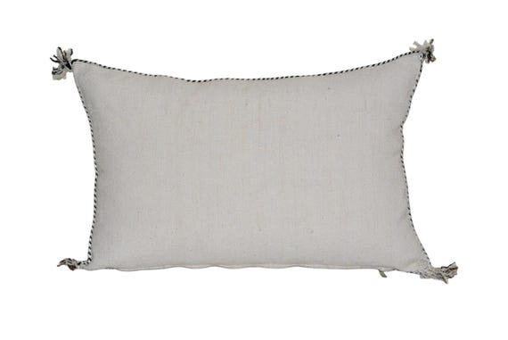 Housse D’oreiller Marocaine Carrée En Soie Cactus – Violet, 18 X 19, Fait Main