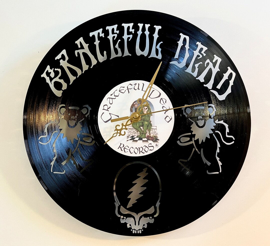 Grateful Dead Vinyl Record Clock - Etsy.de
