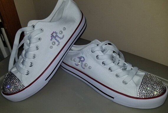 custom white sneakers