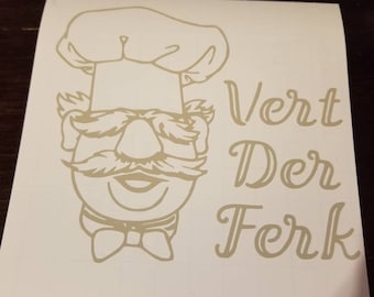 Swedish Chef Decal