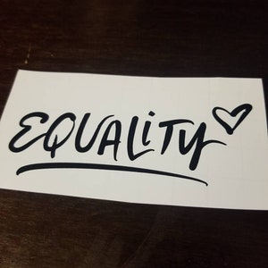 Equality Decal